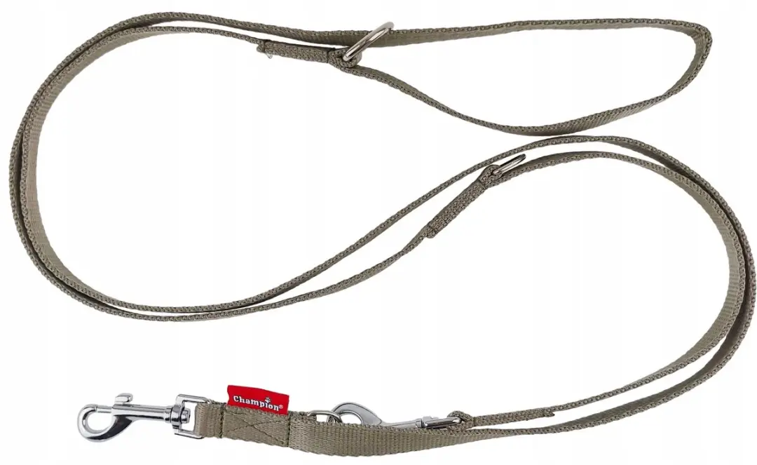 Champion Hondenlijn Verstelbaar 225cm - 1.6cm - Khaki