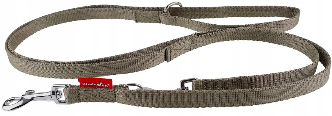 Champion Hondenlijn Verstelbaar 225cm - 1.6cm - Khaki