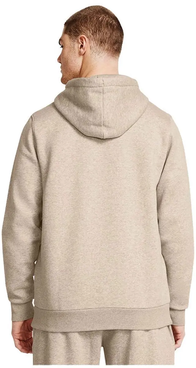 Under Armour Essential Fleece Hoodie Heren L - Beige