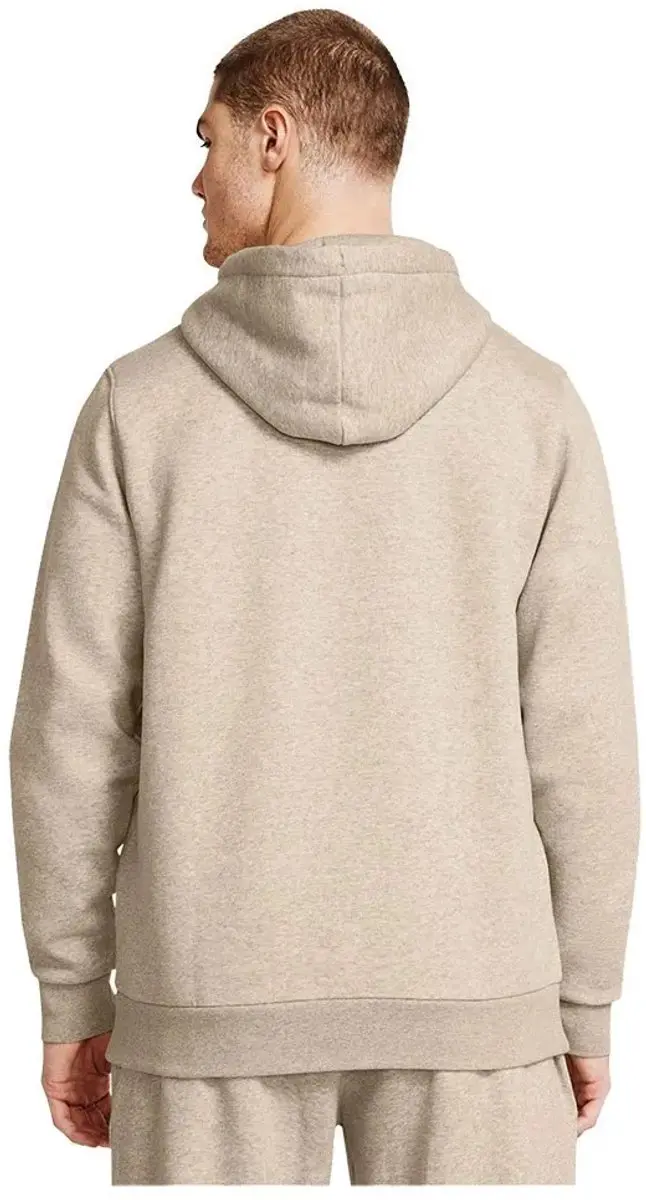 Under Armour Essential Fleece Hoodie Heren L - Beige