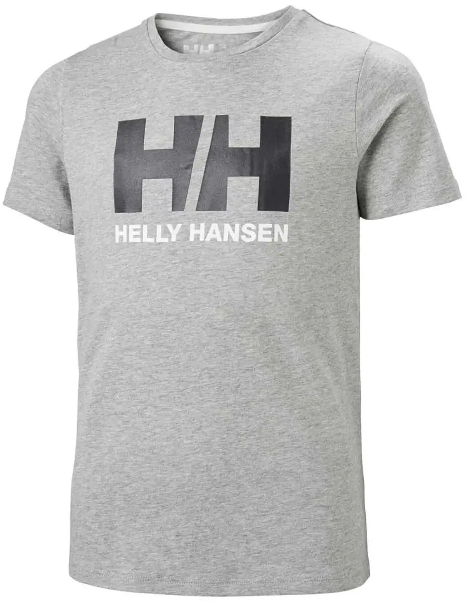 Helly Hansen Logo T-shirt 8 Years - Grijs
