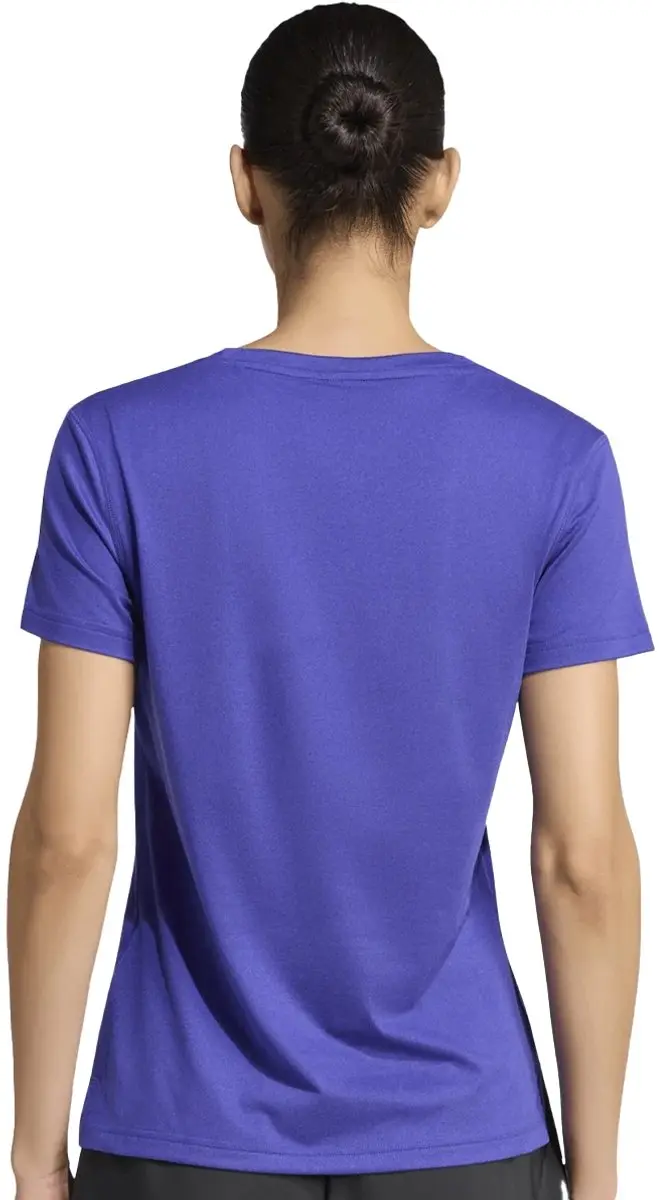 Adidas Workout Essentials V-hals T-shirt - Paars S