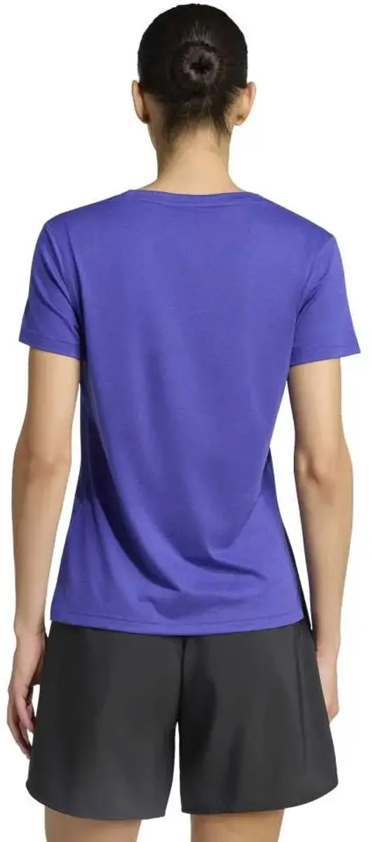 Adidas Workout Essentials V-hals T-shirt - Paars S