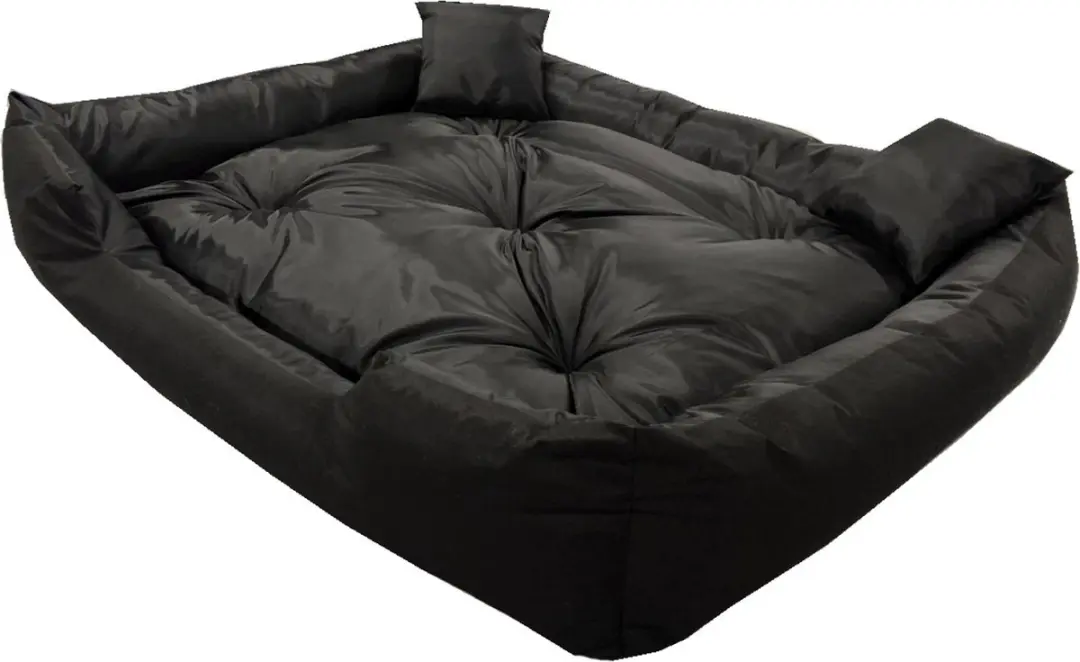 ECCO Honden- en kattenbed met kussen 115x90cm - Zwart