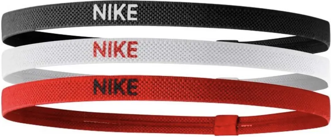 Nike Elastische Haarbanden - 3 Stuks - Veelkleurig