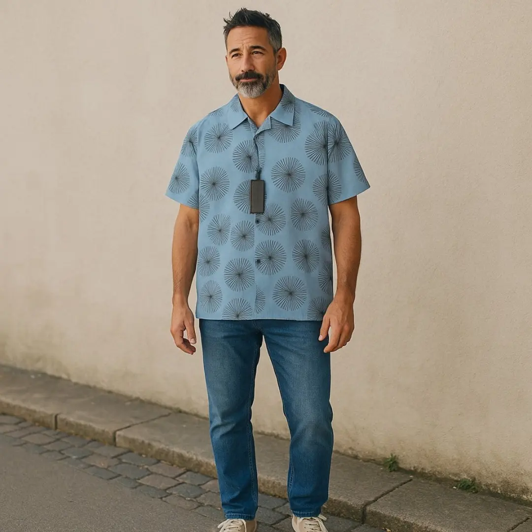 Antony Morato Katoenen Knoopsluiting - Blauw L