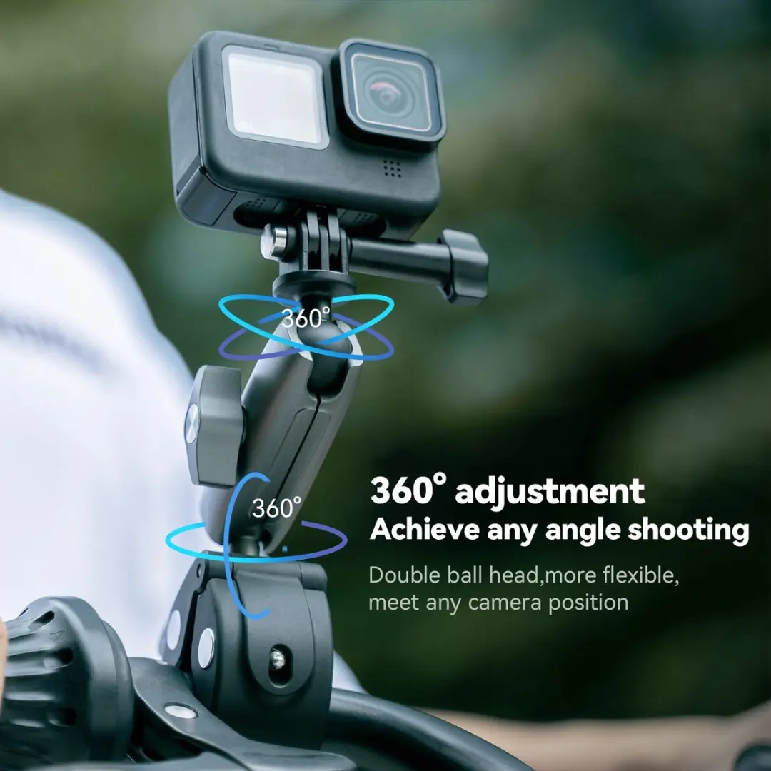 Telesin 360° Stuurhouder Aluminium - GoPro/Insta360