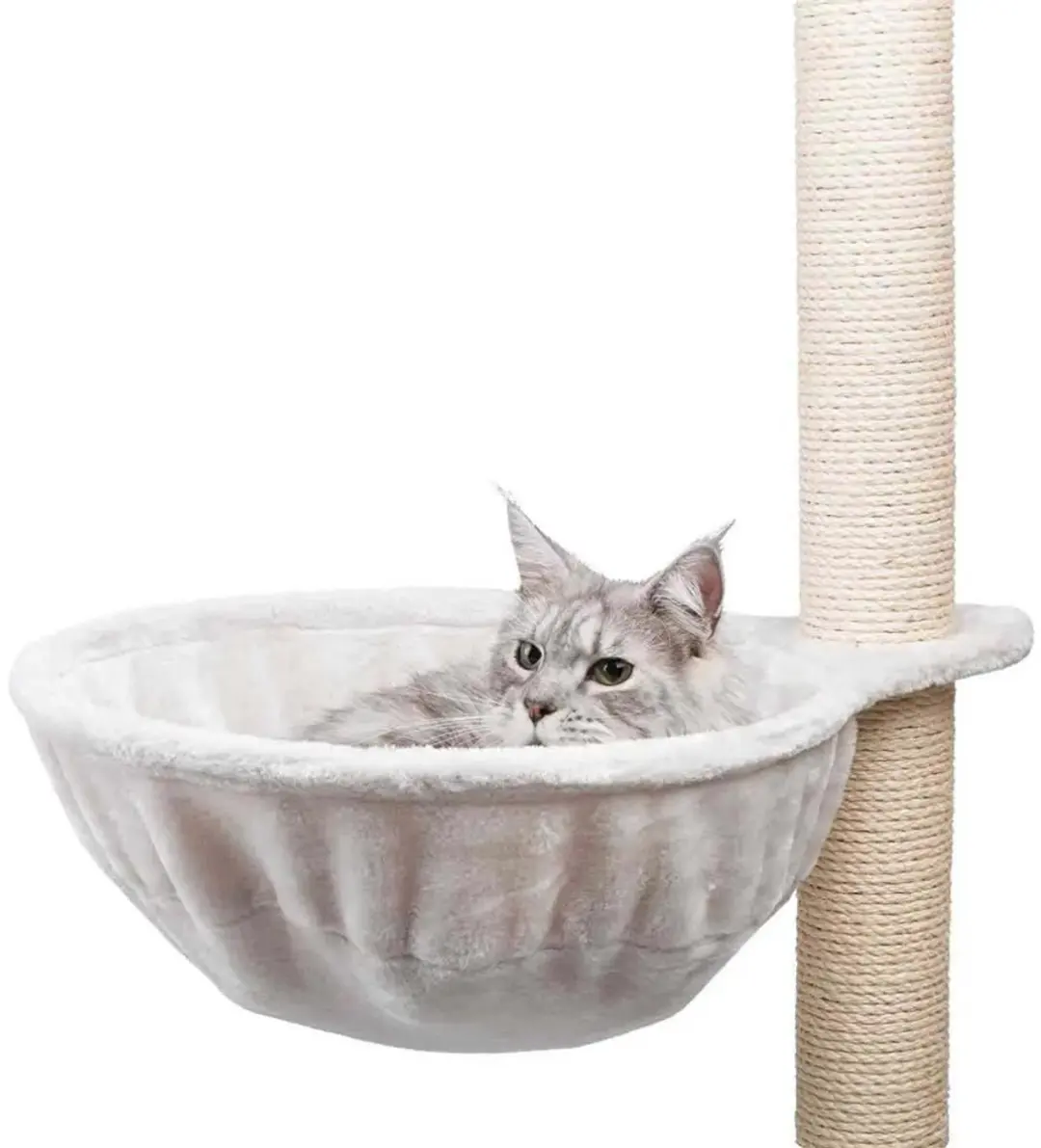 Trixie Relax-Mand XXL Krabpaal - Grijs Ø45cm