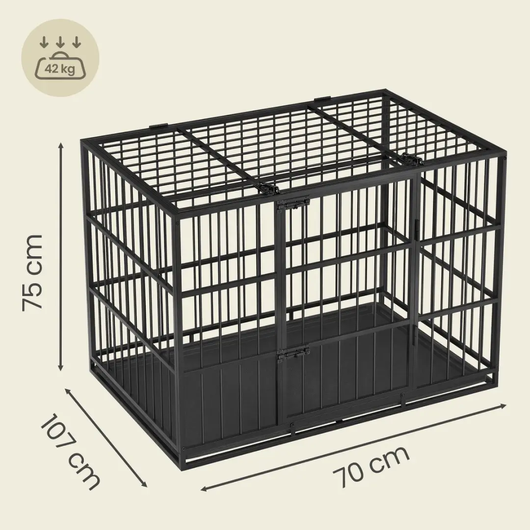 Songmics Hondenbench - Zwart