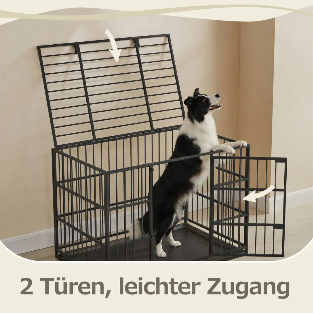 Songmics Hondenbench - Zwart - afbeelding 6 van 6