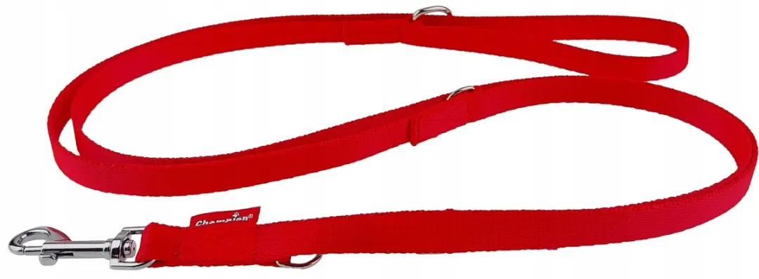 Champion Verstelbare Hondenlijn 225cm - Rood