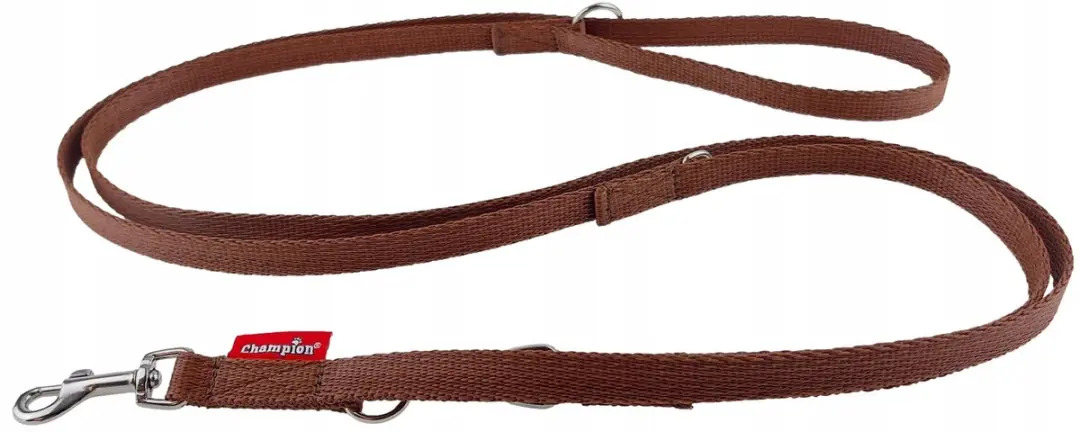 Champion Verstelbare Hondenlijn - 225cm Bruin