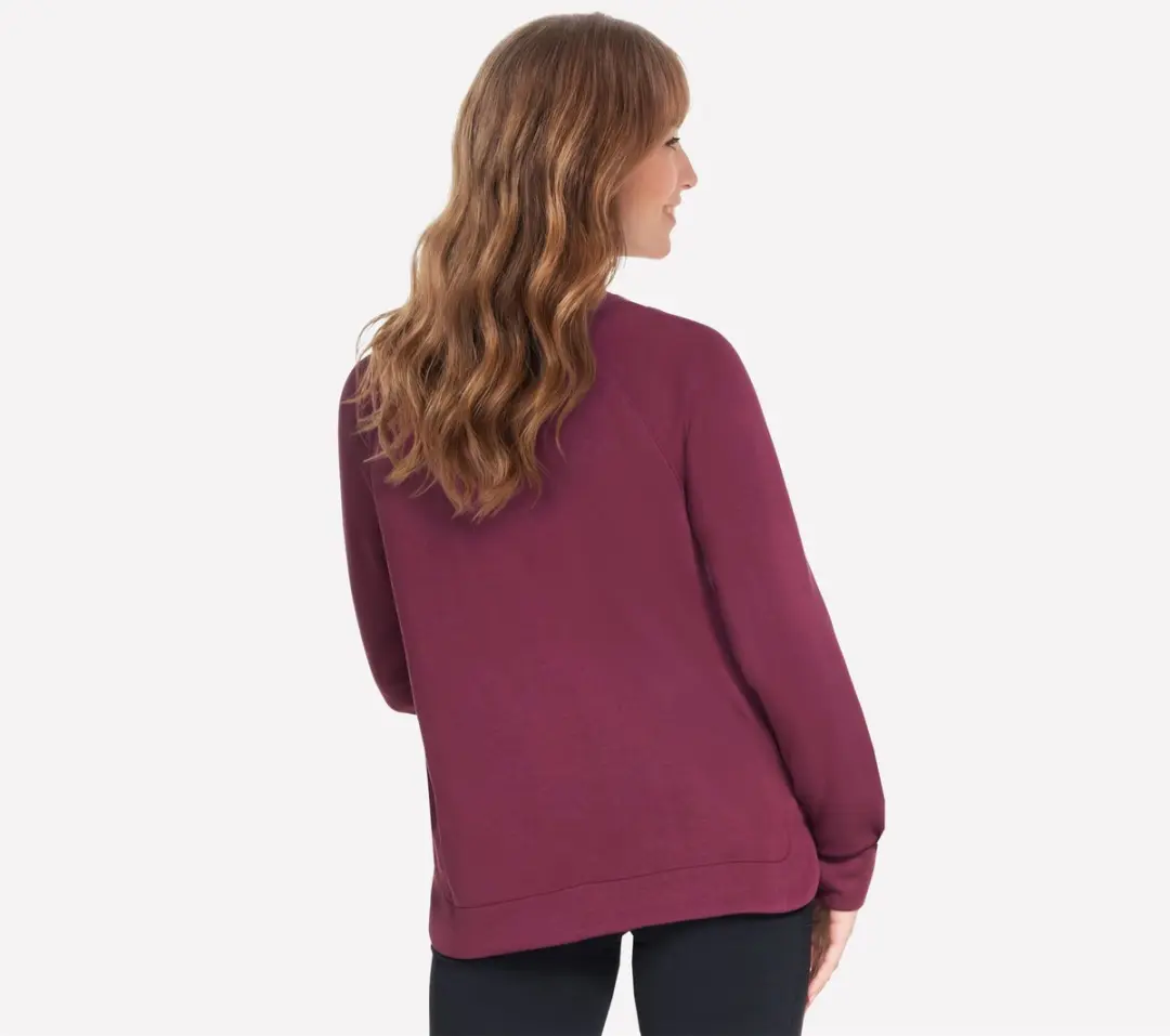 Skechers Cozy Luxe Crewneck Trui - Fig