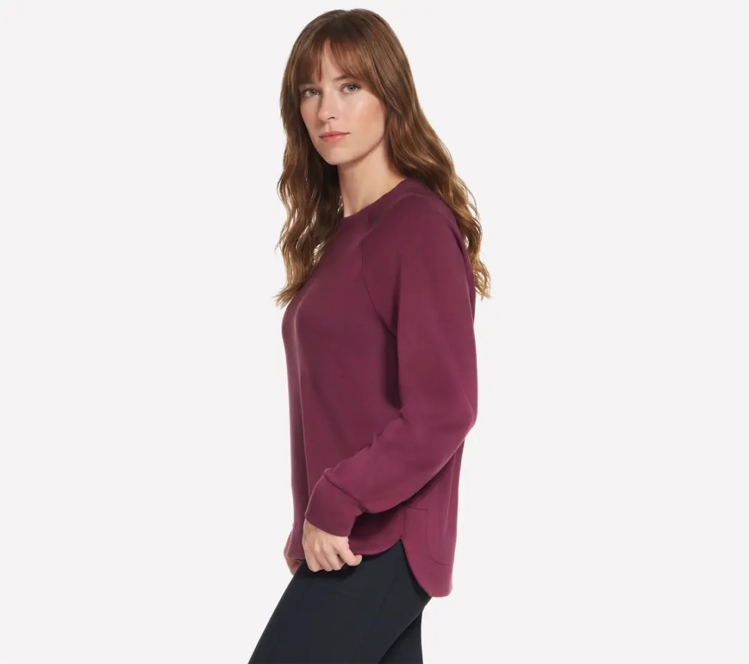 Skechers Cozy Luxe Crewneck Trui - Fig