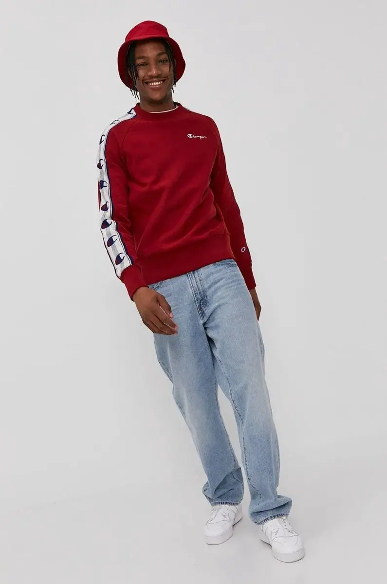 Champion Heren Sweatshirt - Rood XS