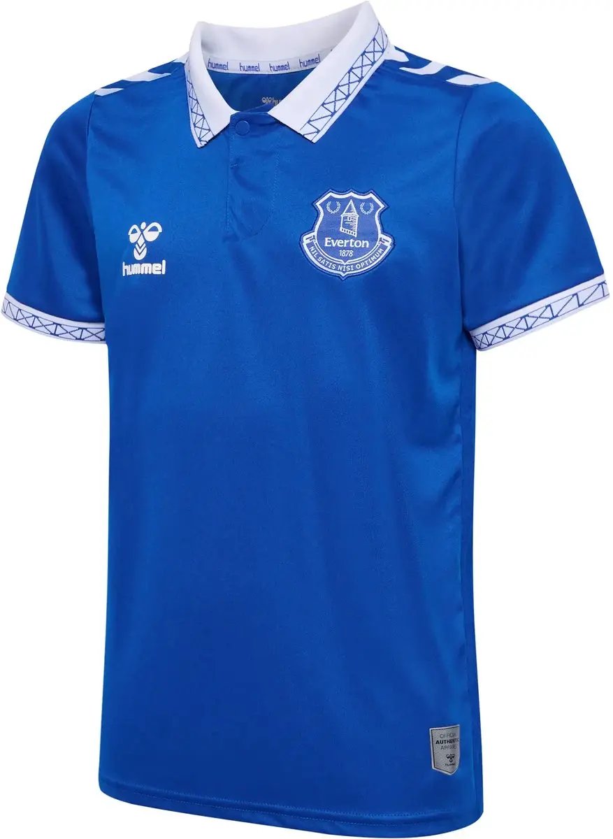 hummel Everton Thuis Shirt Kind - 8 jaar - Blauw