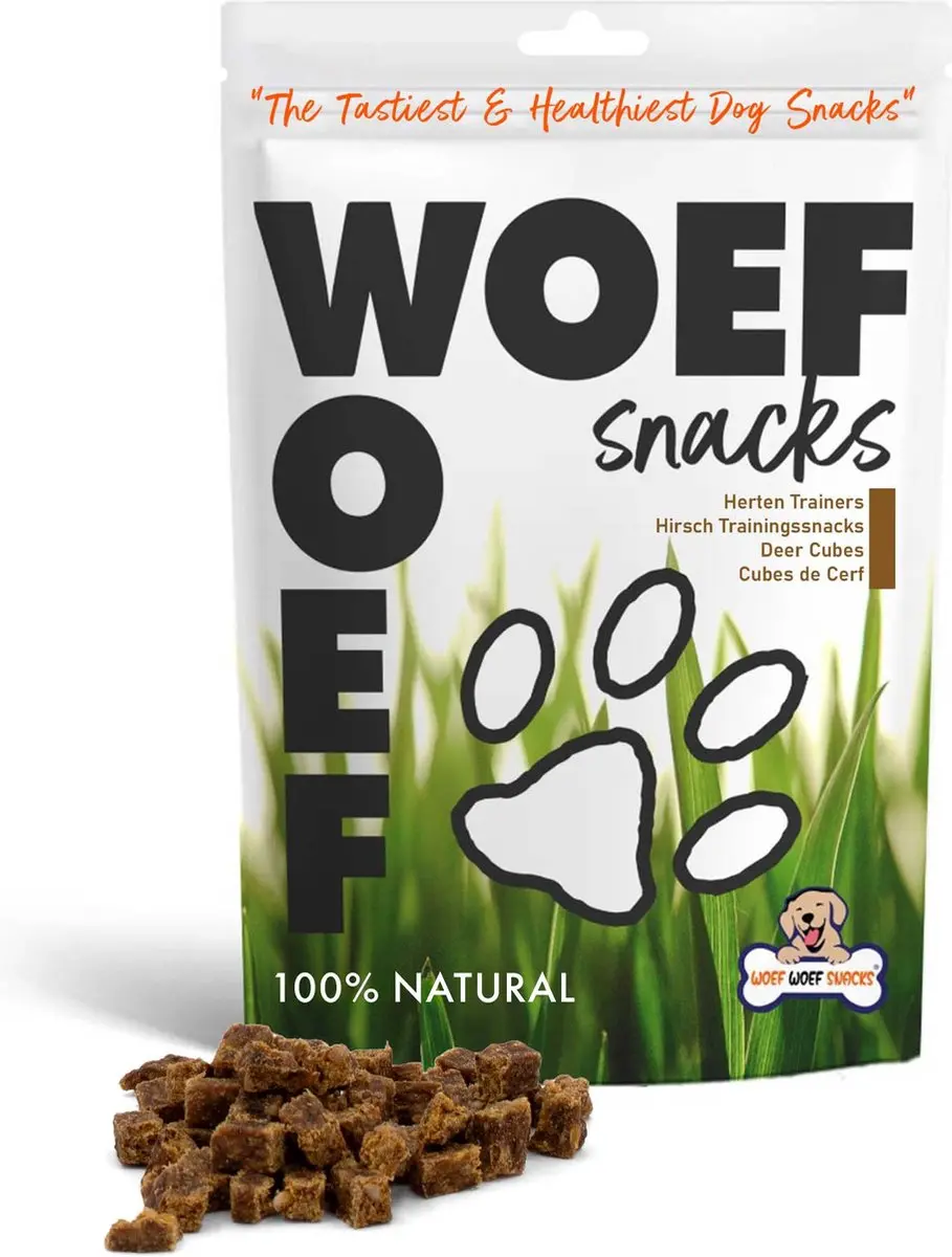 Woef Woef Snacks Herten Trainers 2.00KG