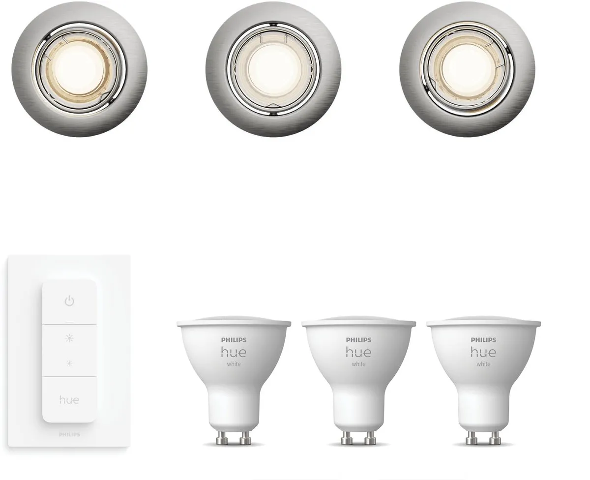 Philips Hue Peridot Inbouwspots 3 Stuks