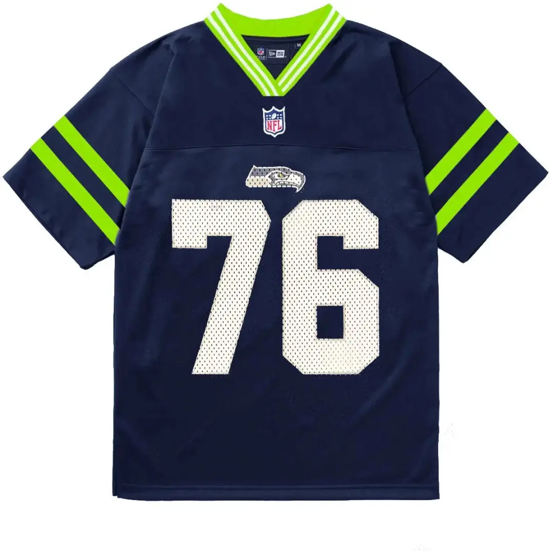 New Era Jersey Seahawks NFL - Obsidiaanblauw
