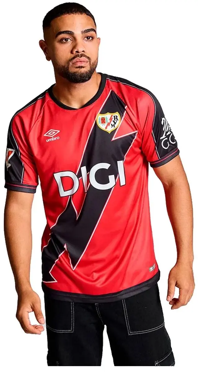 Umbro Rayo Vallecano 25/26 Junior T-shirt - Rood - 14 jaar