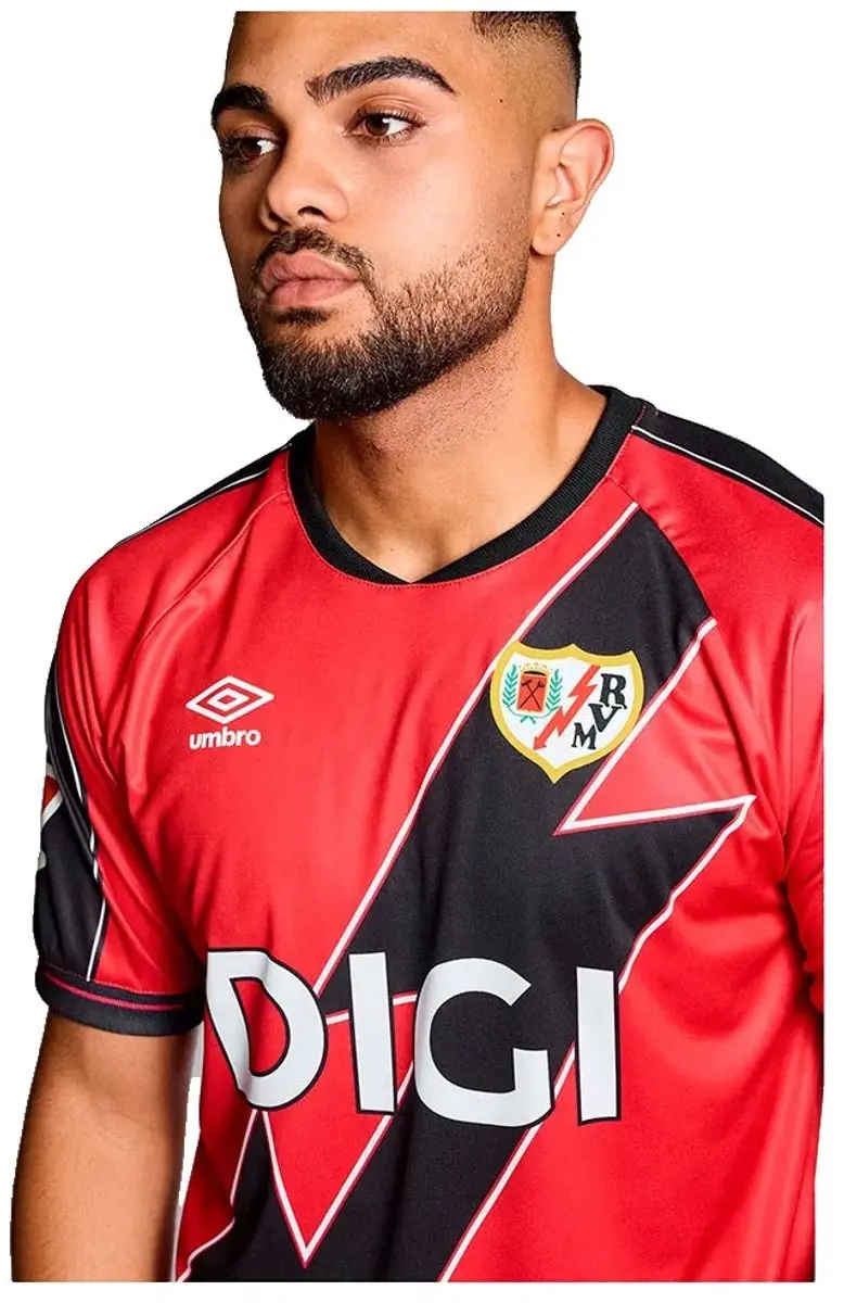Umbro Rayo Vallecano 25/26 Junior T-shirt - Rood - 14 jaar