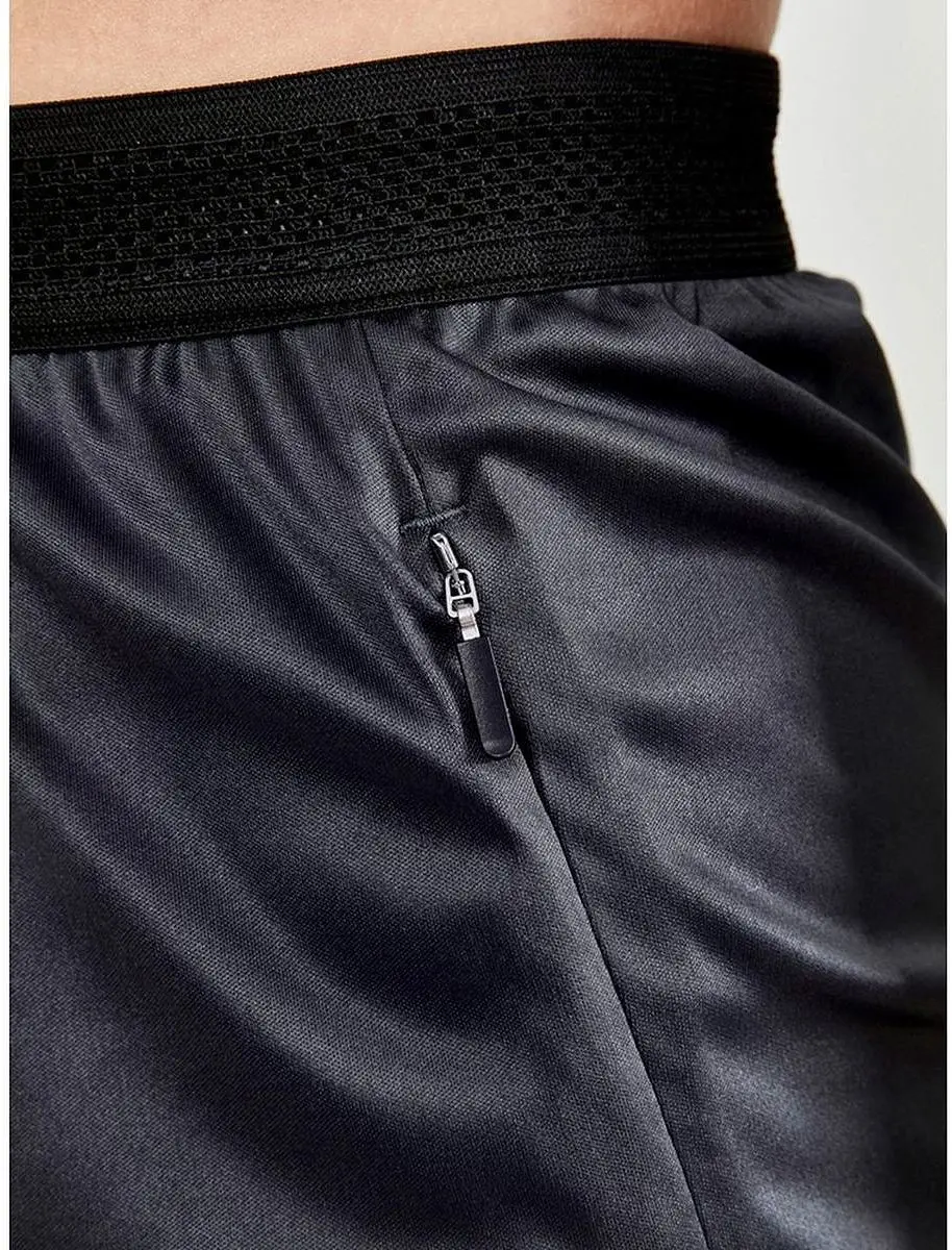 Craft Evolve Zip Pocket Short Dames - M - Grijs