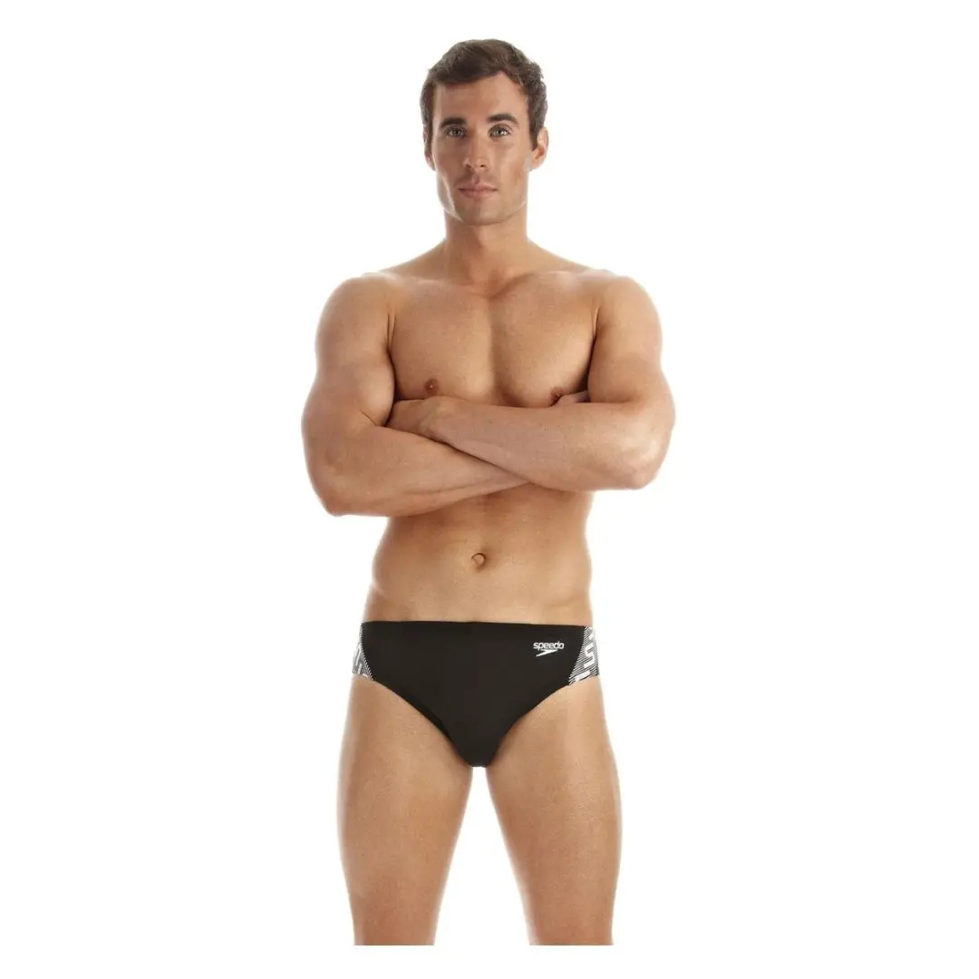 Speedo Monogram 7cm Brief Heren - Maat M - Zwart