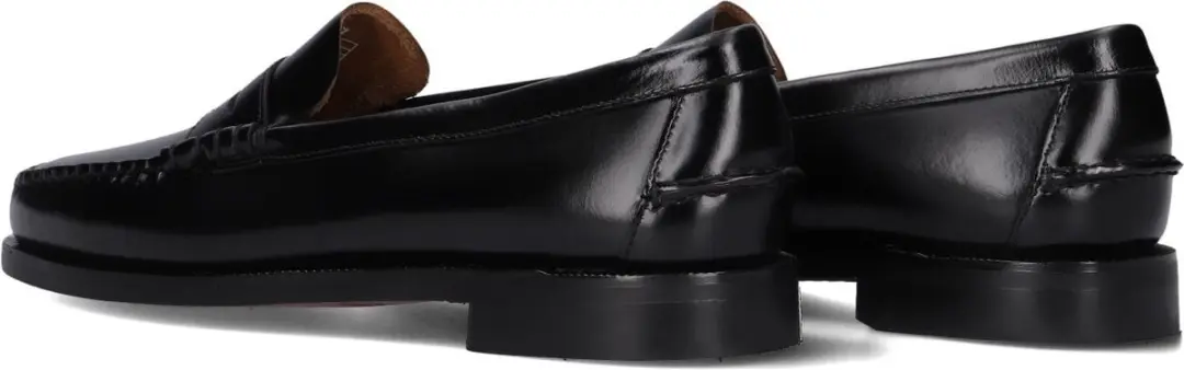 Sebago Classic Dan Waxy Instappers 42 - Zwart - afbeelding 6 van 6