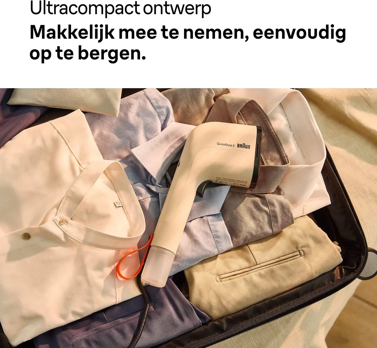 Braun QuickStyle 3 GS3012BG Handstomer - Beige
