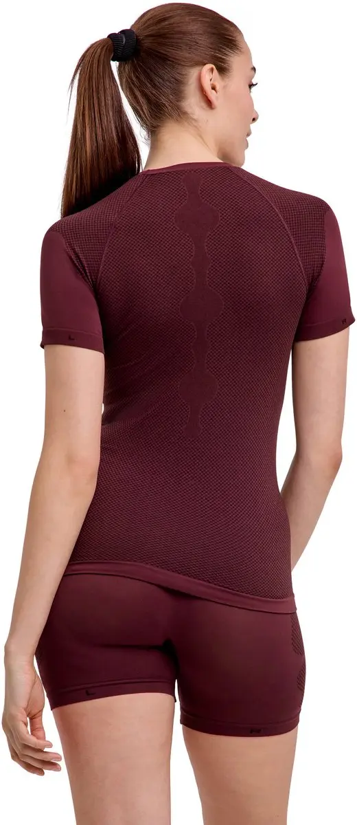 Falke Warm Trend Shortsleeved Shirt Dames - L - Bruin