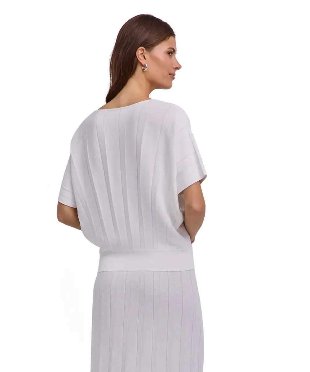 Falke Selection Plissee Cropped Top - XL/XXL - Wit