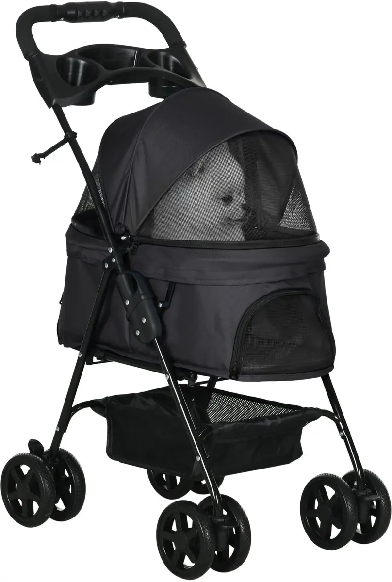 Pawhut Huisdierenkinderwagen