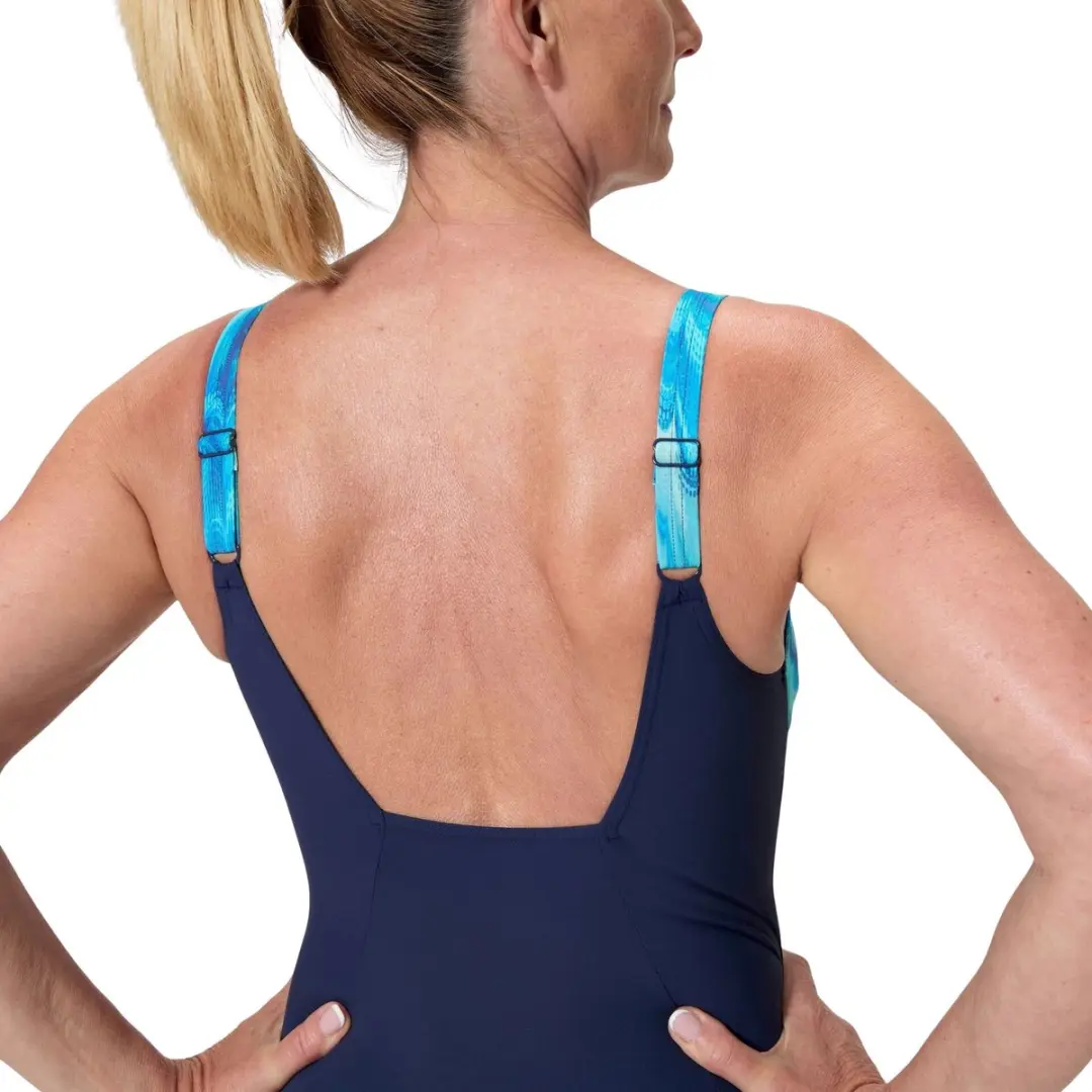 Speedo New Contour Eclipse Badpak Dames 44 - Navy