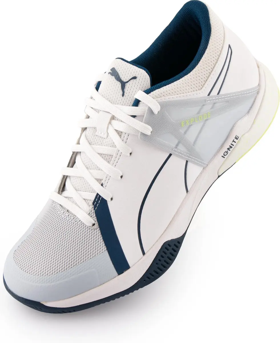 PUMA Unisex Explode Xt Hybrid 2 - Wit/Grijs/Geel