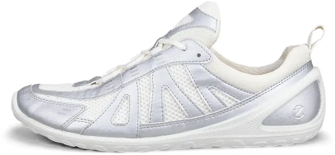 ECCO Biom Lite Damestrainers - 39 - Silver Metallic/White