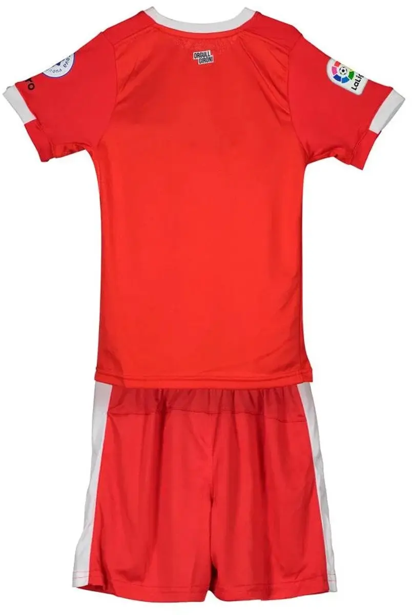 Umbro Girona FC 18/19 Thuis Short Sleeve Junior Set - Rood/Wit - 24-36 maanden