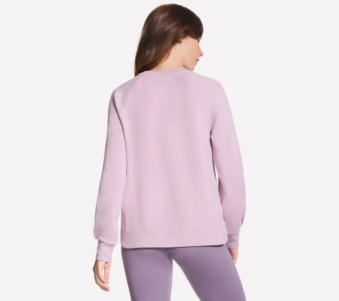 Skechers SKECHLUXE ELEVATE Crewneck Trui - Lichtpaars