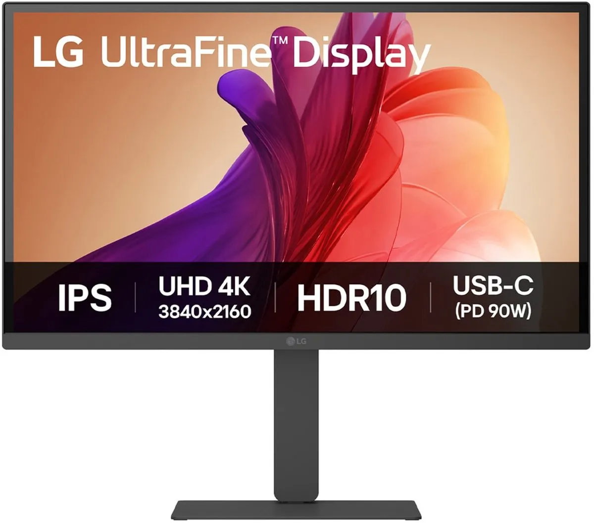 LG UltraFine 27U730A-B 4K IPS Monitor - 27 inch - USB-C 90W