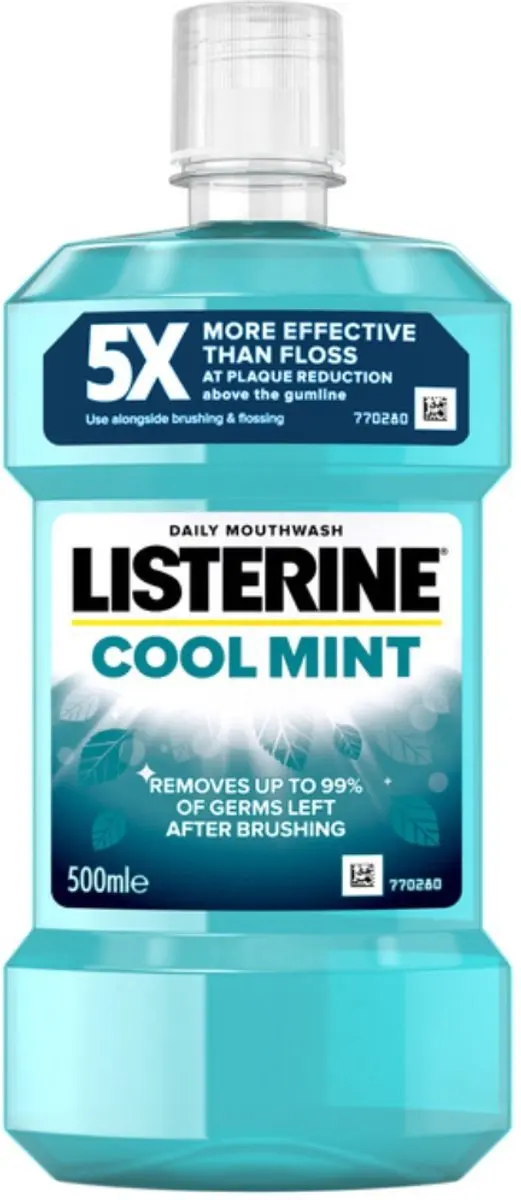 Listerine Cool Mint Mondwater 500ml - 10 Stuks