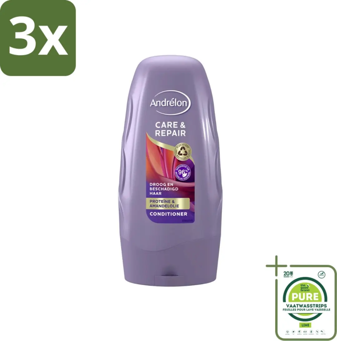 Andrélon Care & Repair Conditioner 750ml - 3 Stuks