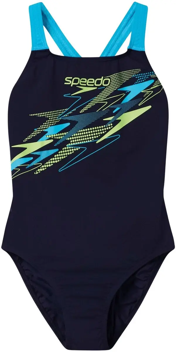 Speedo Medley Logo Medalist Badpak Dames 46 - Zwart/Groen