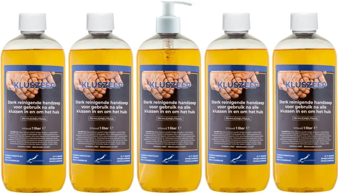 Splashbox Cosmetics Kluszeep 1L - Set van 5