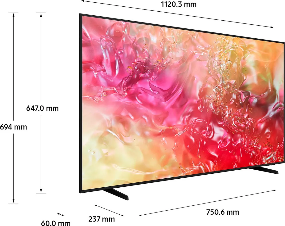 Samsung UE50DU7170U 50 inch 4K LED TV - Zwart - afbeelding 6 van 6