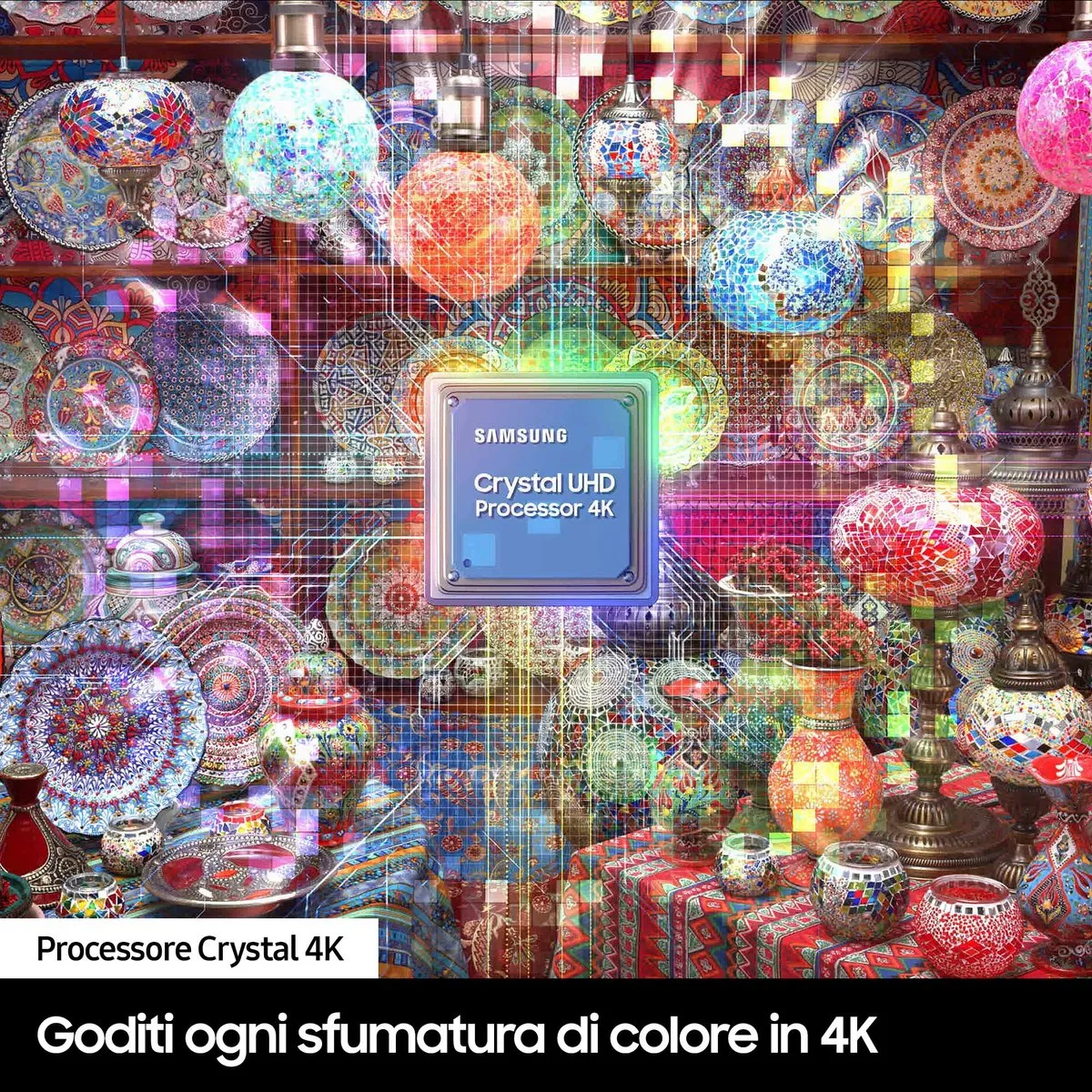 Samsung UE50DU7170U 50 inch 4K LED TV - Zwart