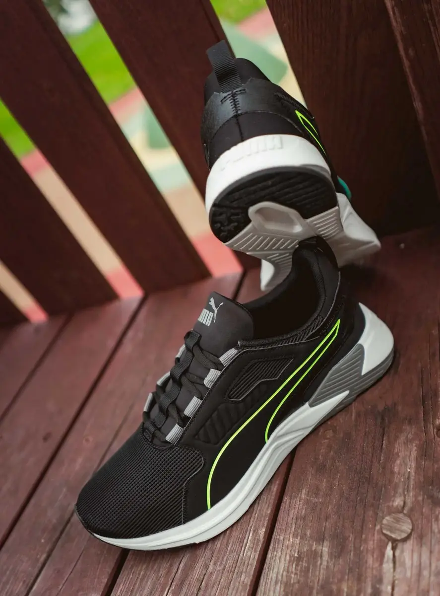 PUMA Disperse Xt Herensneakers - 30 - Zwart/Groen
