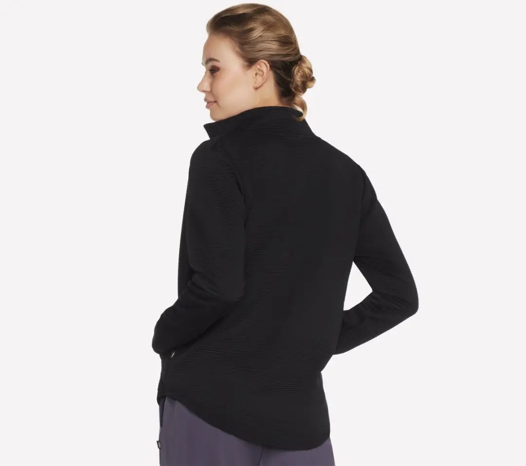 Skechers THE HOODLESS HOODIE GOWALK SH Dames Trui - Zwart M
