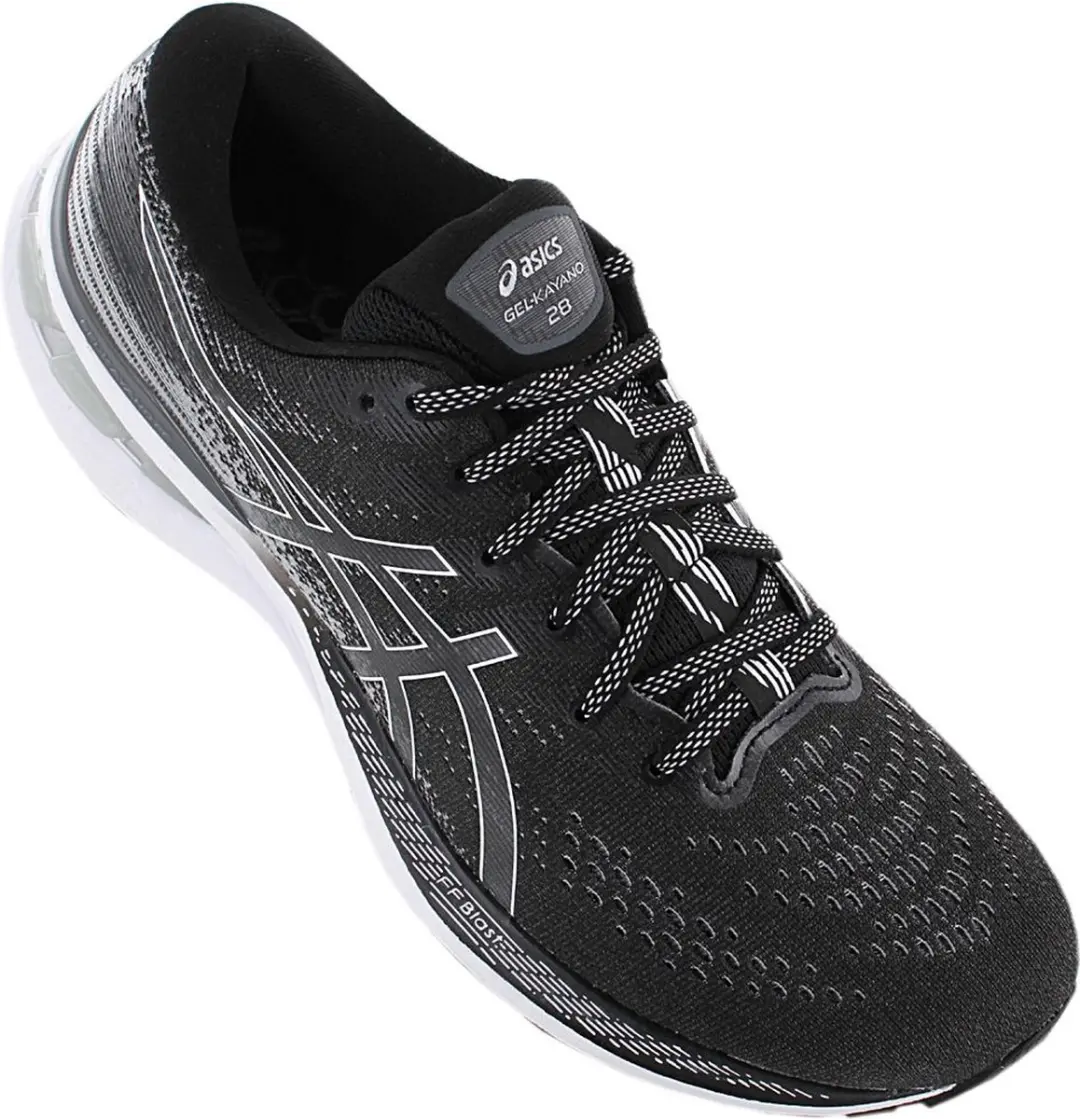 ASICS Gel-Kayano 28 Sportschoenen 44.5 - Zwart/Wit