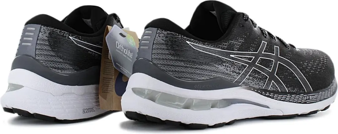 ASICS Gel-Kayano 28 Sportschoenen 44.5 - Zwart/Wit