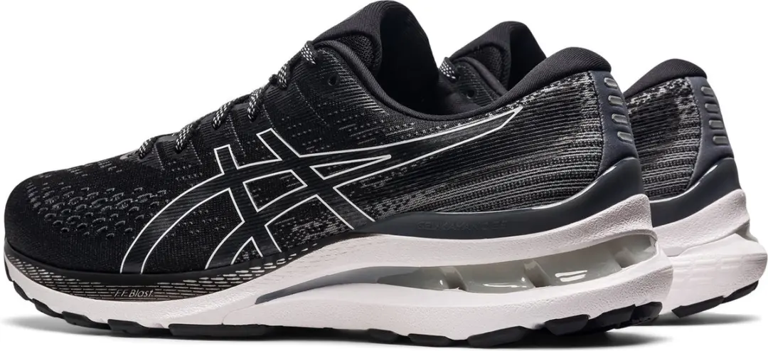 ASICS Gel-Kayano 28 Sportschoenen 44.5 - Zwart/Wit