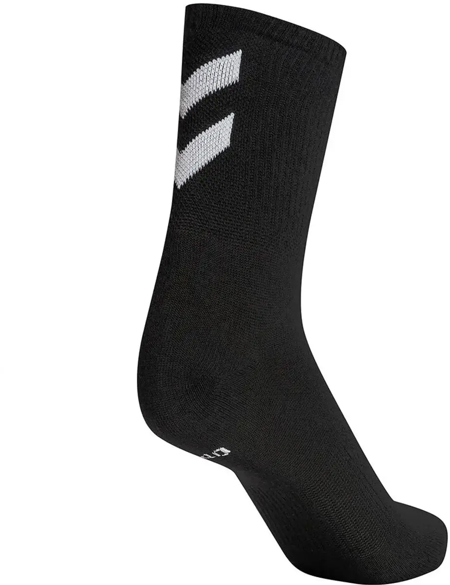 Hummel Chevron Lange Sokken - 6 Paren Zwart